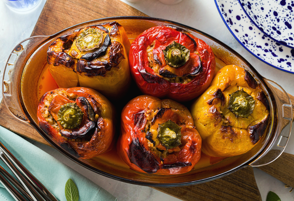 Mediterranean Stuffed Peppers