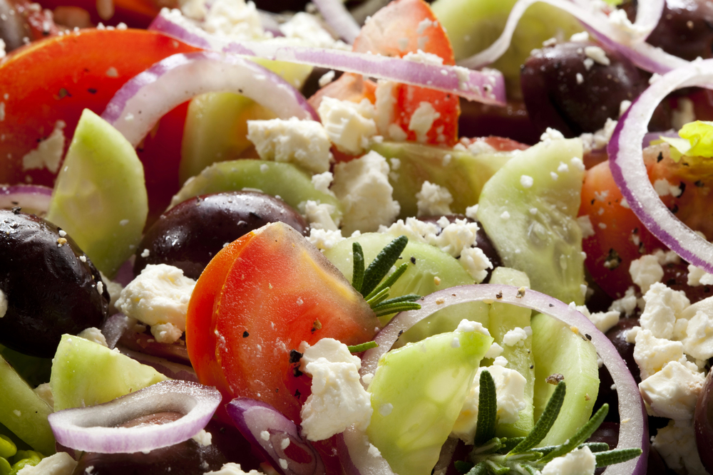 heart healthy greek salad